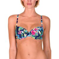 lisca banador banador florida azul marino para mujer