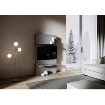 Mueble De Tv A Loki Espátula Antracita