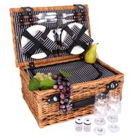 cesta de picnic de mimbre belleville - 4 personas