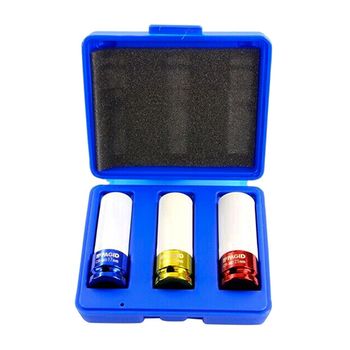 3pc Thin Wall Deep Impact Socket Set - 1/2