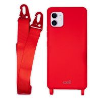 cool funda colgante roja para iphone 11