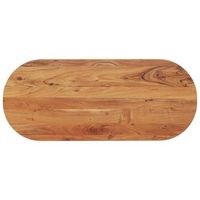 tablero de mesa ovalado madera maciza de acacia 140x60x38 cm vidaxl