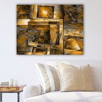 pintura decorativa lienzo 21865021070100 multicolor 70x100 cm