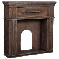 marco de chimenea de madera 121x325x120h cm
