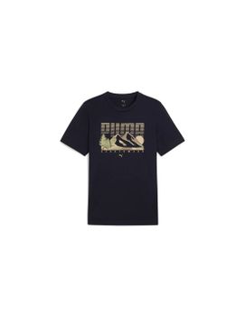 Camiseta Puma Graphics Mountain Tee Hombre New Navy