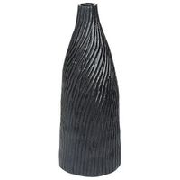 jarron decorativo negro de terracota minimalista decoracion escandinava moderna florentia