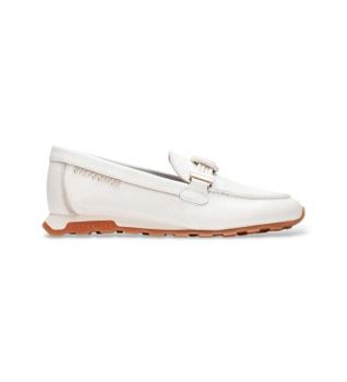 Hispanitas para mujer. HV264662 Zapatillas Zinnia blanco roto (41), Piel, Plano, Ninguno, Casual