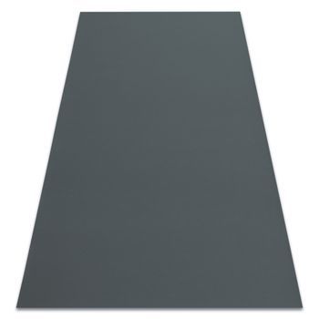Alfombra Con Refuerzo De Goma Rumba 1720 Un Solo Color Grafito 80x200 Cm