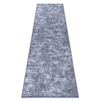 Alfombra De Pasillo Solid Gris 90 Hormigón  90x330 Cm