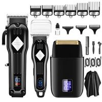 juego de cortapelos profesional para cortar barba black