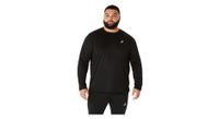 camiseta de manga larga asics core run negra hombre