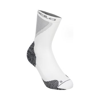 Odlo Ceramicool Run Crew Calcetines Para Correr-Blanco