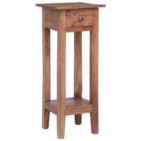 soporte para plantas madera maciza de caoba 30x30x75 cm vidaxl