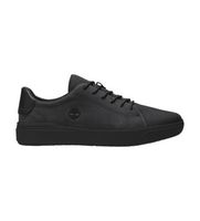 timberland para hombre tb0a5s8r0151 zapatillas de piel de cana baja con cordones seneca bay negro 40 plano casual sostenible
