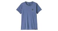 camiseta de mujer patagonia cap cool daily graphic   lands blue
