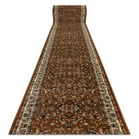 alfombra de pasillo heat-set royal adr 1745 marron 100 cm 100x640 cm