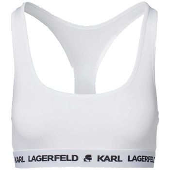 Karl Lagerfeld Braguitas Logo Bralette para mujer