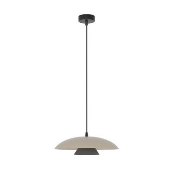 Lámpara colgante tisa moca+negro