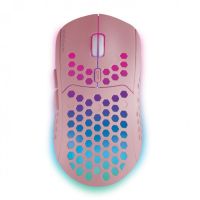 mars gaming mmw3 raton gaming inalambrico rgb flow 3200dpi rosa