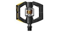 crank brothers mallet e 11 pedales sin clip con jaula black gold