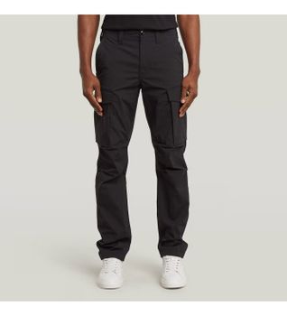 G-Star para hombre. D24309-E070-6484 Pantalones Core Regular Cargo negro (34/34), Casual, Algodón