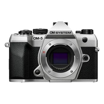 Cámara Reflex 4/3 OM System OM-5 Mark II Plata 20,4 MP Wi-Fi Pantalla Táctil 4K IP53