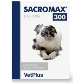 VetPlus Sacromax 300  Complemento para la Salud del Hígado en Perros entre 10-30 Kg - 30 Beutel