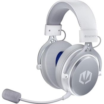 Auriculares Endorfy VIRO Wireless inalámbricos Bluetooth gaming con micrófono blancos