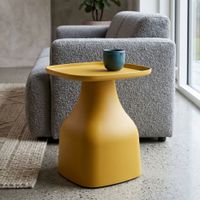mesa plastico amarillo 48x48x50 cm