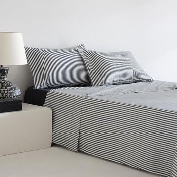 Juego De Sabanas Altube Azul Algodón 180 Hilos Cama De 160
