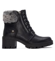 refresh para mujer 17291101-negro botines 172911 negro 41 3 a 5cm cremallera casual
