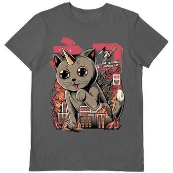 Ilustrata Camiseta Catzilla para mujer