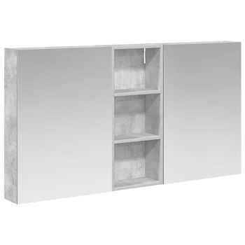 Juego De Muebles De Baño Con Estante 3 Pcs 130 X 14,5 X 70 Cm Vidaxl