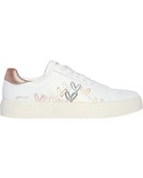 de skechers sneakers gleaming hearts mujer blanco