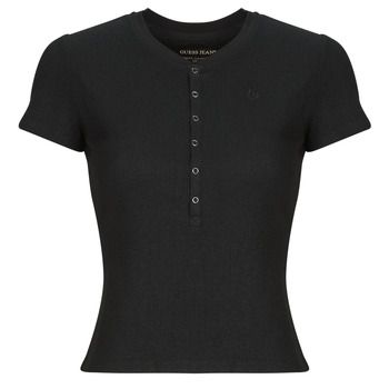 Guess Camiseta GJ SS HENLEY WAFFLE para mujer