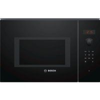bosch bfl553mb0b built-in solo microwave - black black
