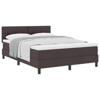 cama tapizada 193x144x88 cm  - marron