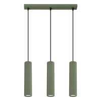 lampara colgante moto verde 3 luces