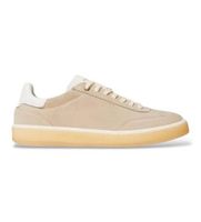 twinset para mujer 252tcp026 zapatillas de piel de ante beige 39 plano cordones casual