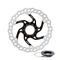 galfer  disco de freno mtb wave center lock - el disco de freno wave de galfer para mtb esta fabricado en acero inoxidable de alto contenido en carbono aisi 420