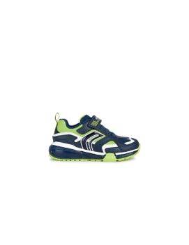 Zapatillas Geox Bayonyc Niño Navy/Amarillo