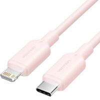 cable vention lakph usb 20 tipo-c a lightning 27w 2m rosa