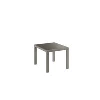 banner - mesa extensible 901635 x 90 cm en cristal templado gris