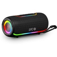 altavoces spc portatiles bluetooth 60w resistentes salpicaduras con luz led 360