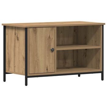 Mueble De Tv | Mueble De Salón | Gabinete De Tv Roble Artisan 80 X 40 X 50 Cm Madera De Ingeniería