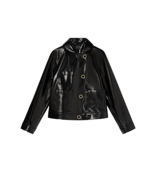 A|X Armani Exchange para mujer. XW001811AF18859UC001 Chaqueta Ranglán (XL), Negro, Casual, Viscosa