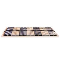 cama individual  cama de adulto  somier de laminas sin colchon con 42 listones 7 zonas 70x200 cm