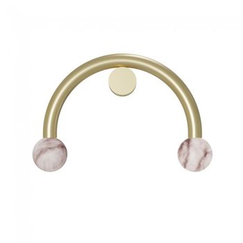 Aplique de pared rigoberta curvo alabastro (2 luces)