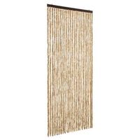 cortina mosquitera  mosquitera de chenilla beige 100x220 cm