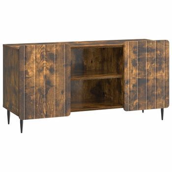 Mueble De Tv 102 X 34,5 X 52 Cm Roble Ahumado Vidaxl